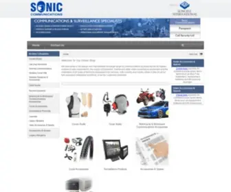 Sonic-Comms-Shop.com(Sonic Communications (INT) Ltd Online Shop) Screenshot