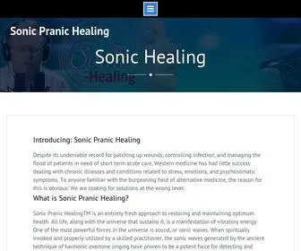 Sonic-Healing.com(Sonic Pranic Healing) Screenshot