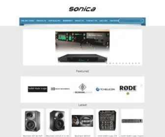 Sonica.com.my(Sonica) Screenshot