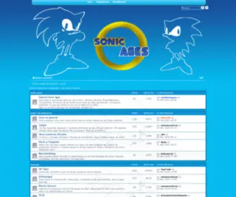 Sonicages.com(Sonic Ages • Página principal) Screenshot