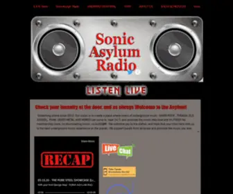 Sonicasylumradio.com(Sonic Asylum Radio) Screenshot