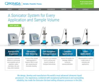 Sonicator.com(Ultrasonic Liquid Processors) Screenshot
