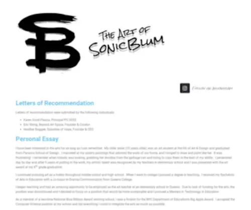 Sonicblum.com(Sonicblum) Screenshot