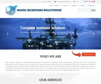 Sonicbusinesssolutions.com(Sonic Business) Screenshot