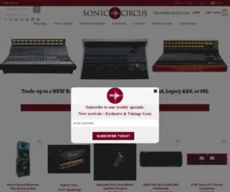 Soniccircus.com(Sonic Circus) Screenshot