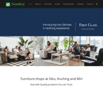 Sonice.com.my(Sarawak Premium Quality Furniture shops) Screenshot