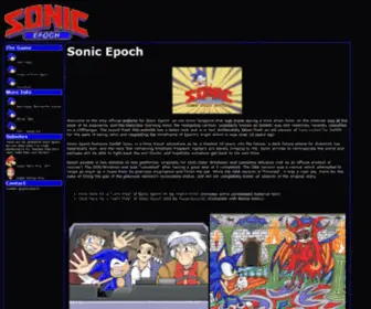 Sonicepoch.com(Sonic Epoch) Screenshot