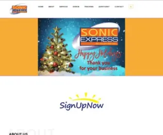 Sonicexpressltd.com(We Can Get That Too) Screenshot