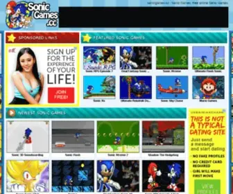 SonicGames.cc(Play sonic games and more) Screenshot
