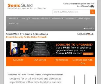 SonicGuard.com(SonicWall Products & Solutions) Screenshot