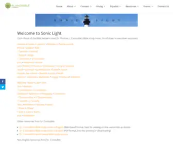 Soniclight.com(Plano Bible Chapel) Screenshot