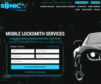 Soniclockandkey.com(Sonic Locksmith) Screenshot