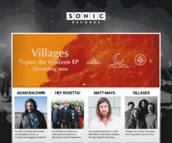 Sonicrecords.ca(Sonic Records) Screenshot