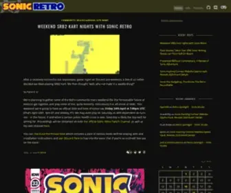 Sonicretro.org(Sonic Retro) Screenshot