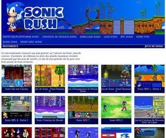 Sonicrush.net(Jeux) Screenshot