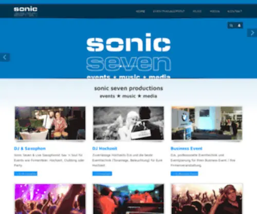 Sonicseven.net(Sonic Seven Productions) Screenshot
