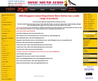 Sonicsoundaudio.com(Singapore HiFi) Screenshot