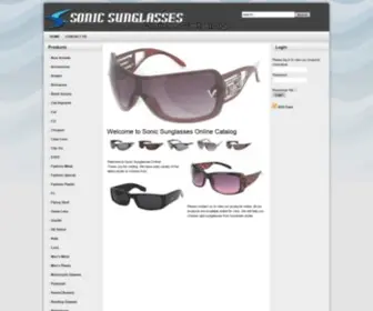 Sonicsunglassesonline.com(Sonic Sunglasses Online Catalog) Screenshot