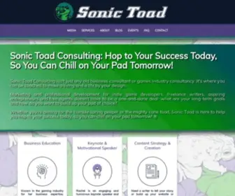 Sonictoad.com(Sonic Toad) Screenshot