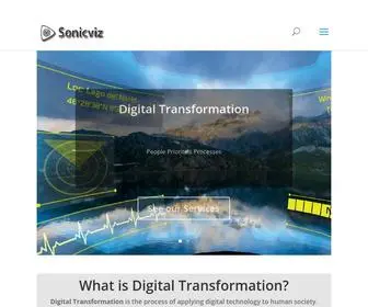 SonicViz.com(Digital Transformation Consulting) Screenshot