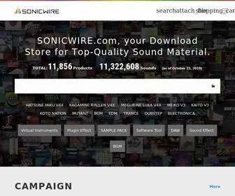 Sonicwire.com(サンプルパック) Screenshot