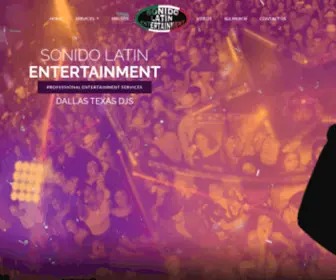 Sonidolatin.com(Sonido Latin Entertainment) Screenshot