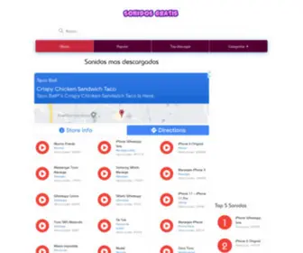 Sonidosgratis.net(Sonidos para celular) Screenshot