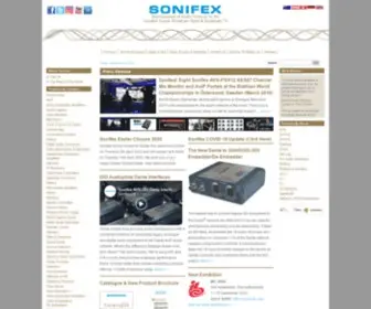 Sonifex.co.uk(Sonifex) Screenshot