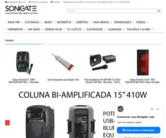 Sonigate.com(Leiritrónica) Screenshot