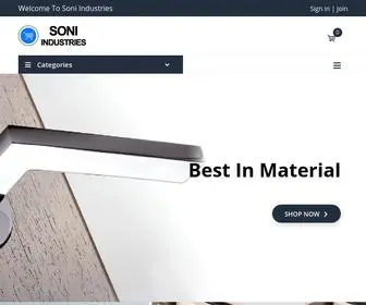 Soniindustriesindia.com(Soni Industries) Screenshot