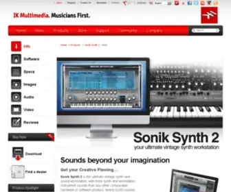 Soniksynth.com(Syntronik) Screenshot