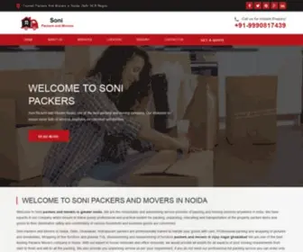 Sonipackers.com(Packers and Movers Noida) Screenshot