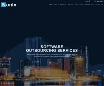 Sonix.com.vn(Trusted Software Development Outsourcing Company in Vietnam) Screenshot