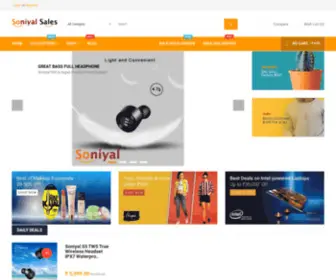 Soniyal.com(Soniyal Sales) Screenshot