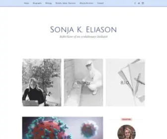 Sonja.bio(Sonja's reflections on biology) Screenshot