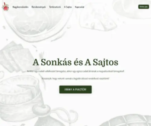 Sonka.hu(A Sonkás és A Sajtos oldala) Screenshot