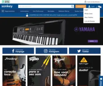 Sonkey.com.br(Especialista em Instrumentos Musicais) Screenshot
