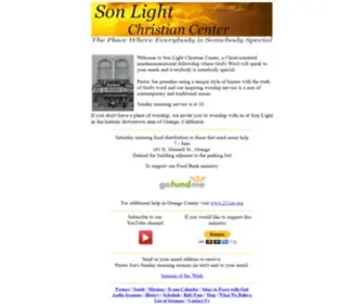 Sonlightoforange.org(Son Light Christian Center) Screenshot