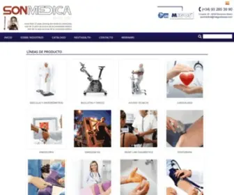 Sonmedica.com(Equipo médico) Screenshot