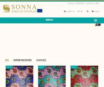 Sonna.com(Sonna International BVBA) Screenshot