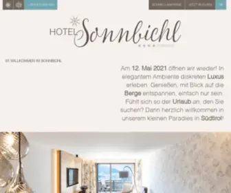 Sonnbichl.it(Hotel Sonnbichl in Dorf Tirol) Screenshot