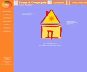 Sonne-Cie.de(Sonne & Partner) Screenshot