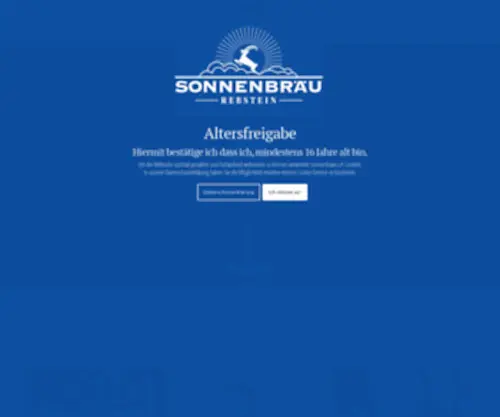 Sonnenbraeu.ch(Sonnenbräu AG) Screenshot