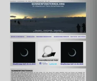 Sonnenfinsternis.org(Sonnenfinsternis in Deutschland und weltweit) Screenshot