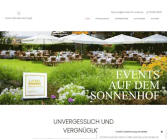 Sonnenhof-Event.de(Der Sonnenhof Events) Screenshot