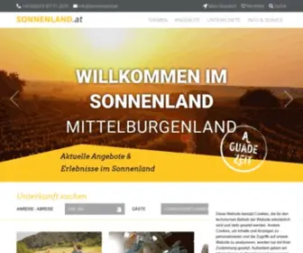 Sonnenland.at(Sonnenland Mittelburgenland) Screenshot