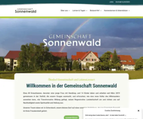 Sonnenwald.org(Gemeinschaft Sonnenwald) Screenshot