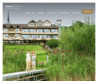 Sonneseehotel.ch(Recharge your batteries in the Sonne Seehotel on Lake Sempach) Screenshot