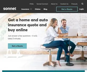 Sonnet.ca(Home & Auto Insurance) Screenshot