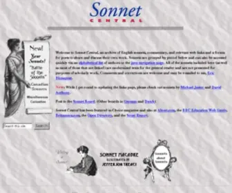 Sonnets.org(Sonnet Central) Screenshot